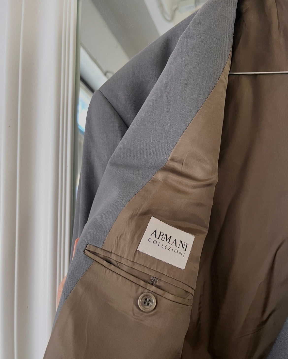 Blazer Armani 100% lana oversize