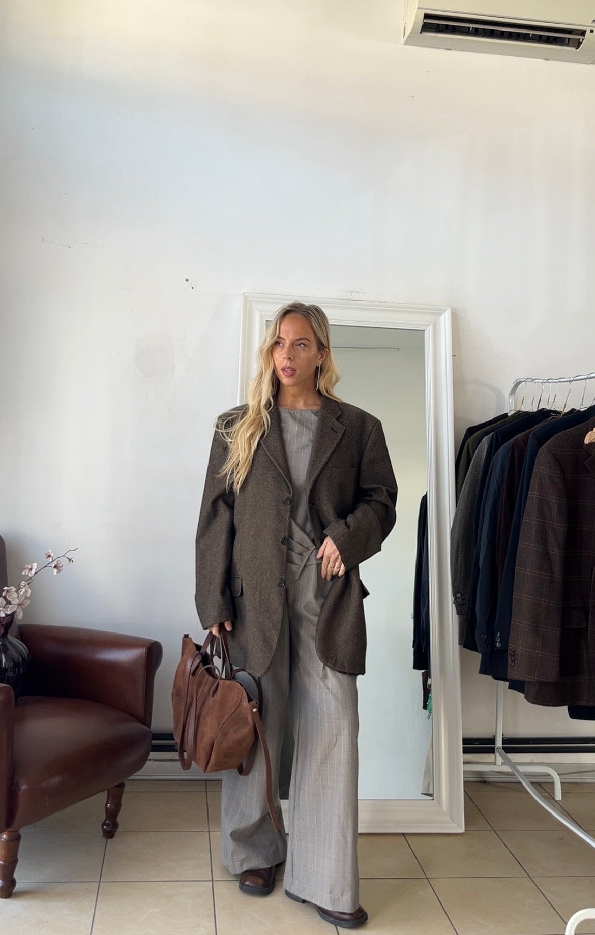 Blazer 100% lana oversize