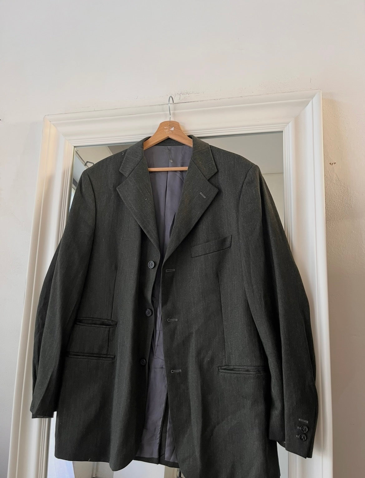 Blazer 100% lana Verdone oversize