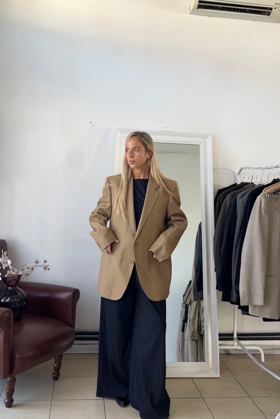 Blazer 100% lana slim
