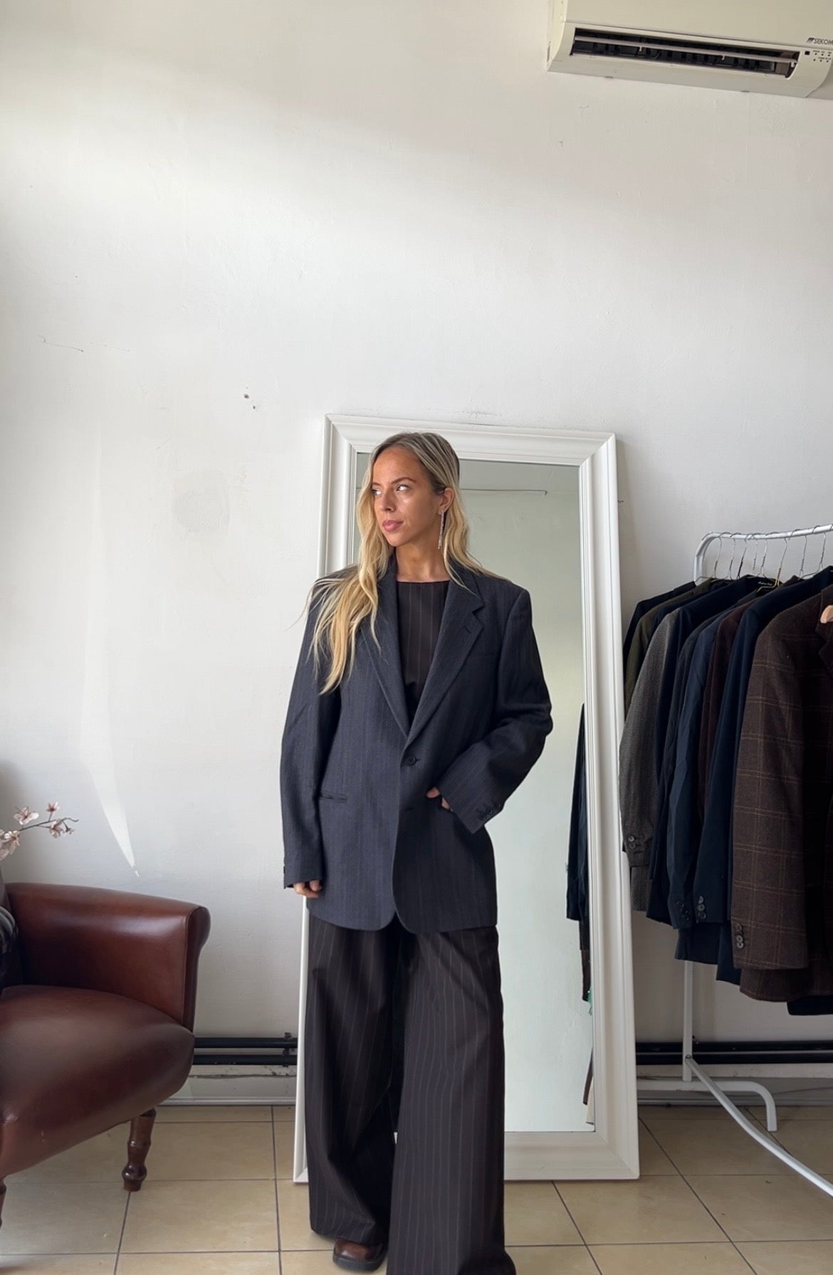 Blazer 100% lana slim fit