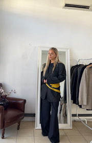 Blazer 100% lana oversize grigio