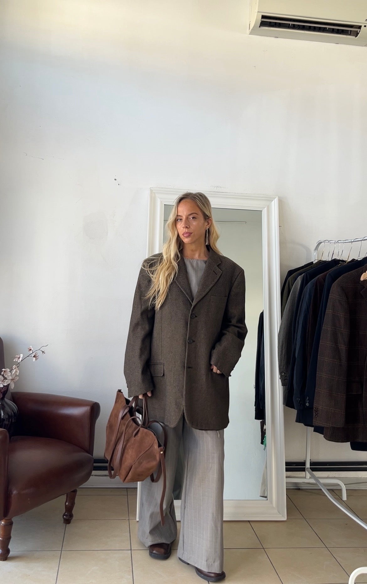 Blazer 100% lana oversize