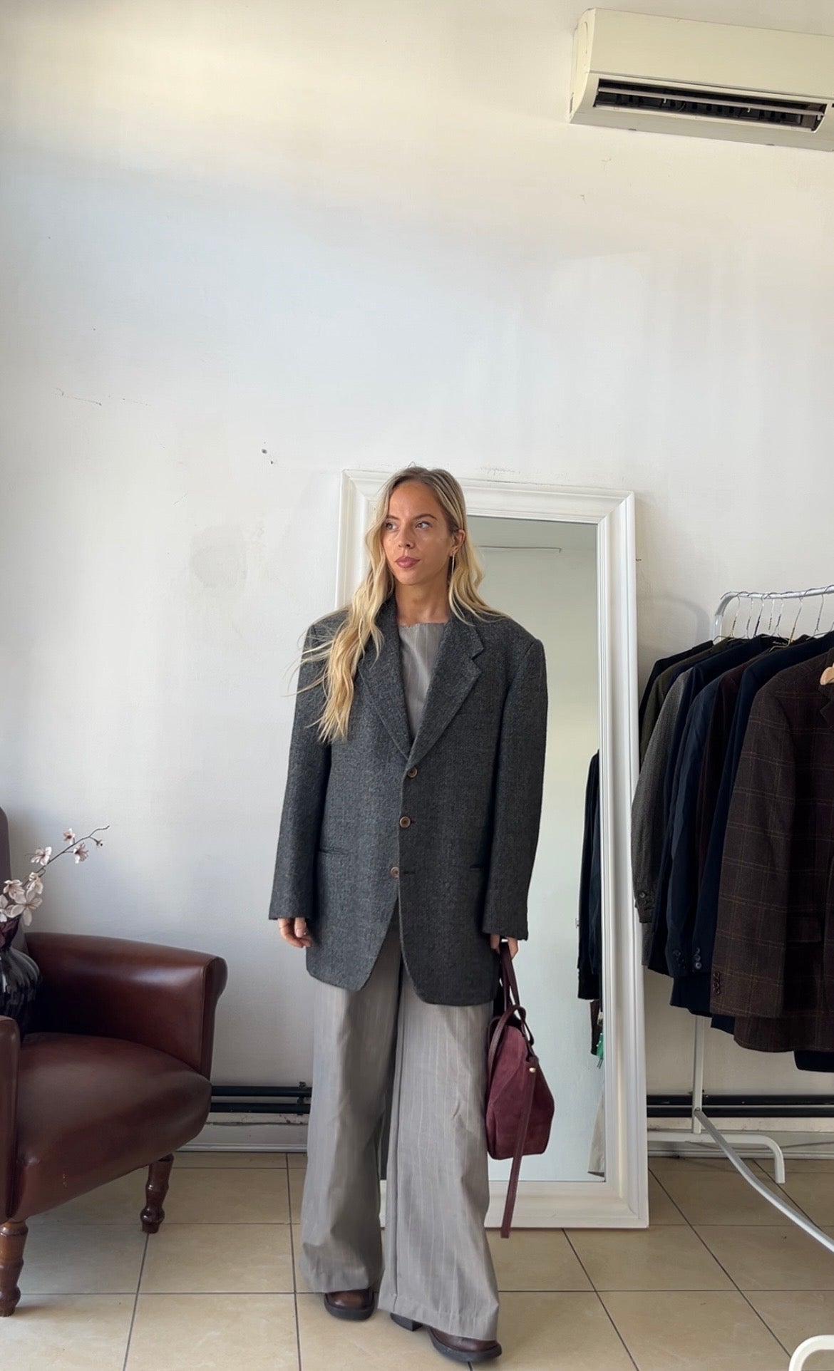 Blazer 100% lana oversize