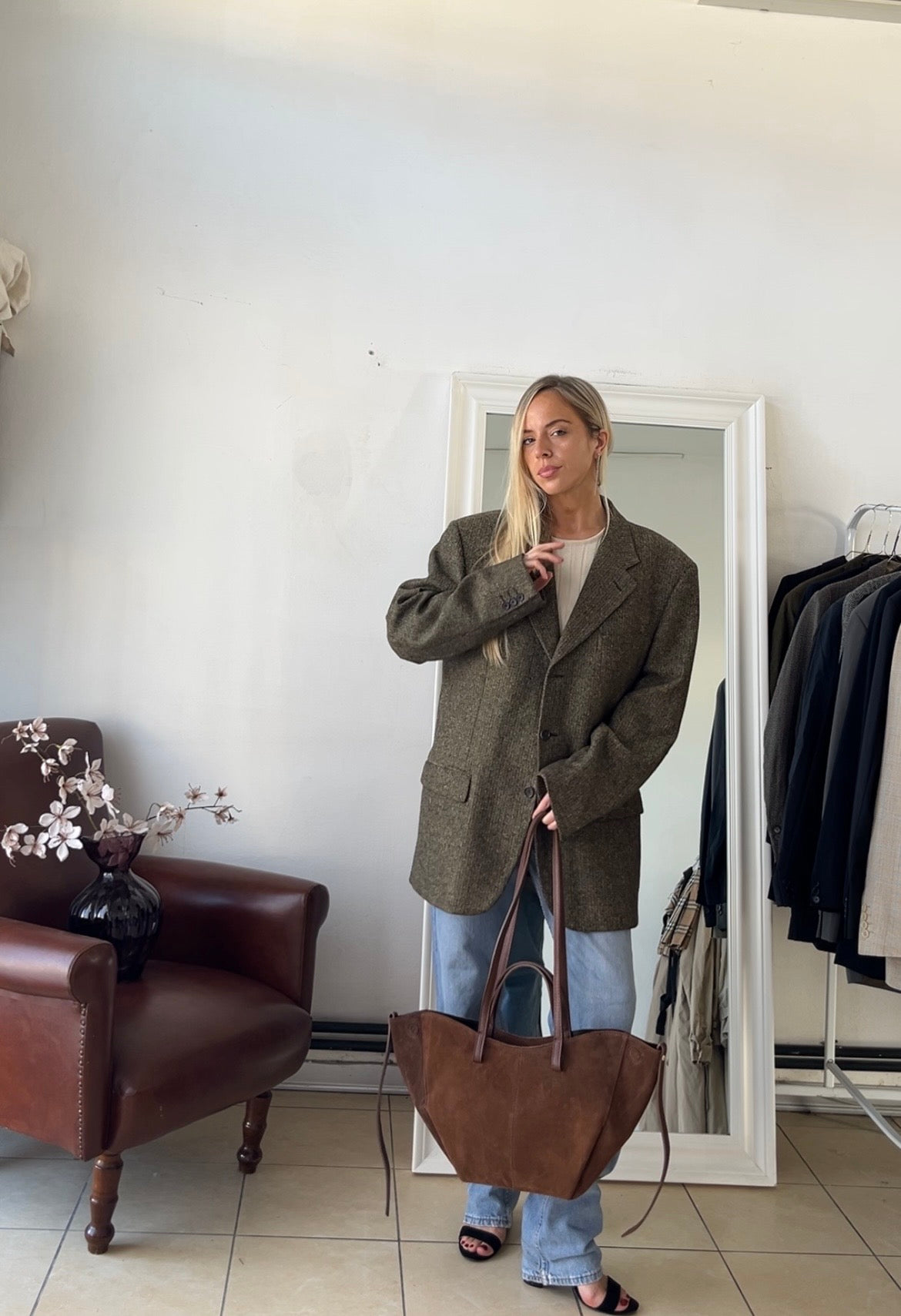 Blazer 100% lana oversize