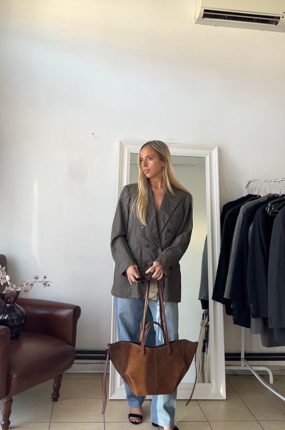 Blazer 100% lana doppiopetto slim