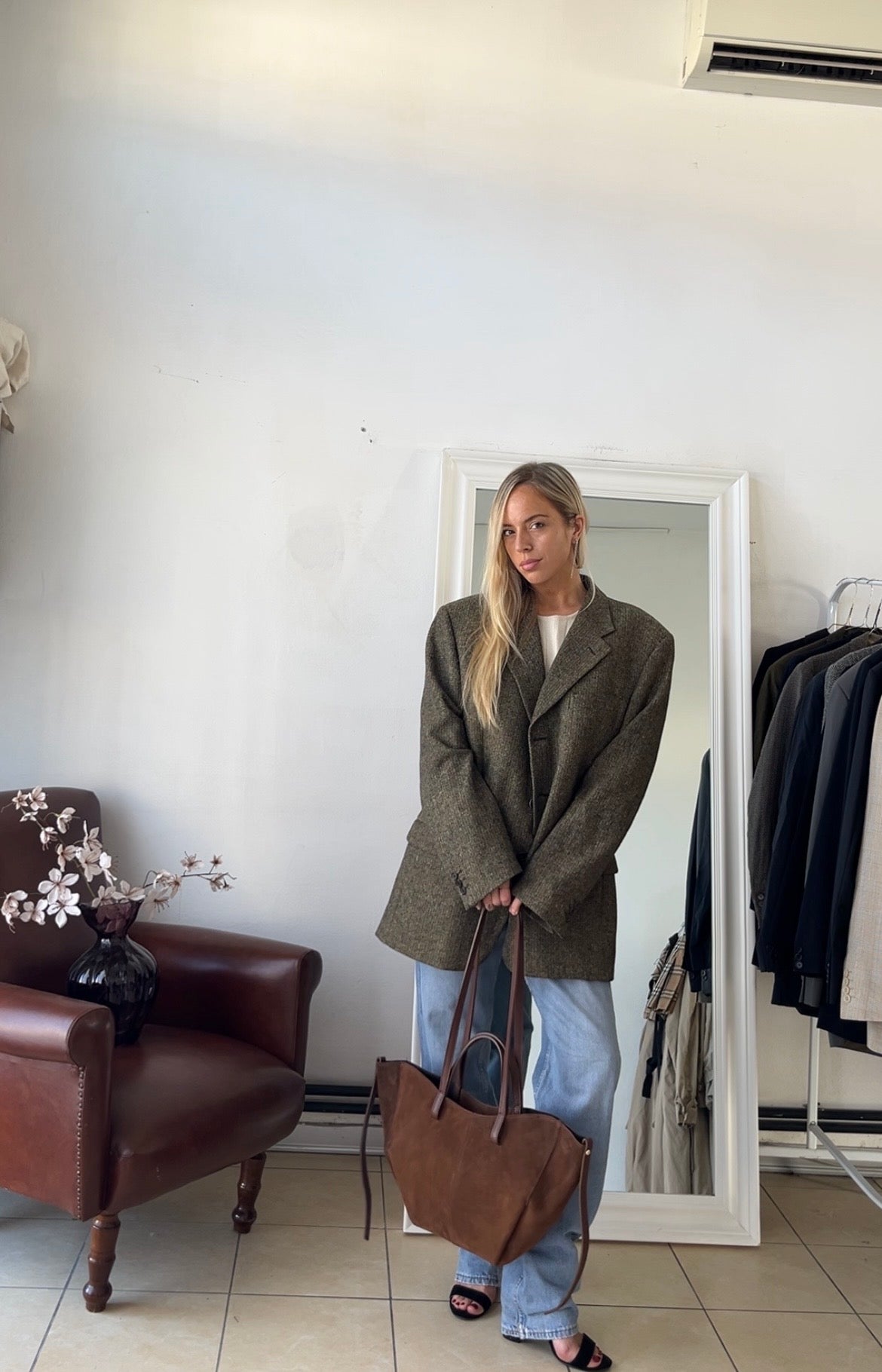 Blazer 100% lana oversize