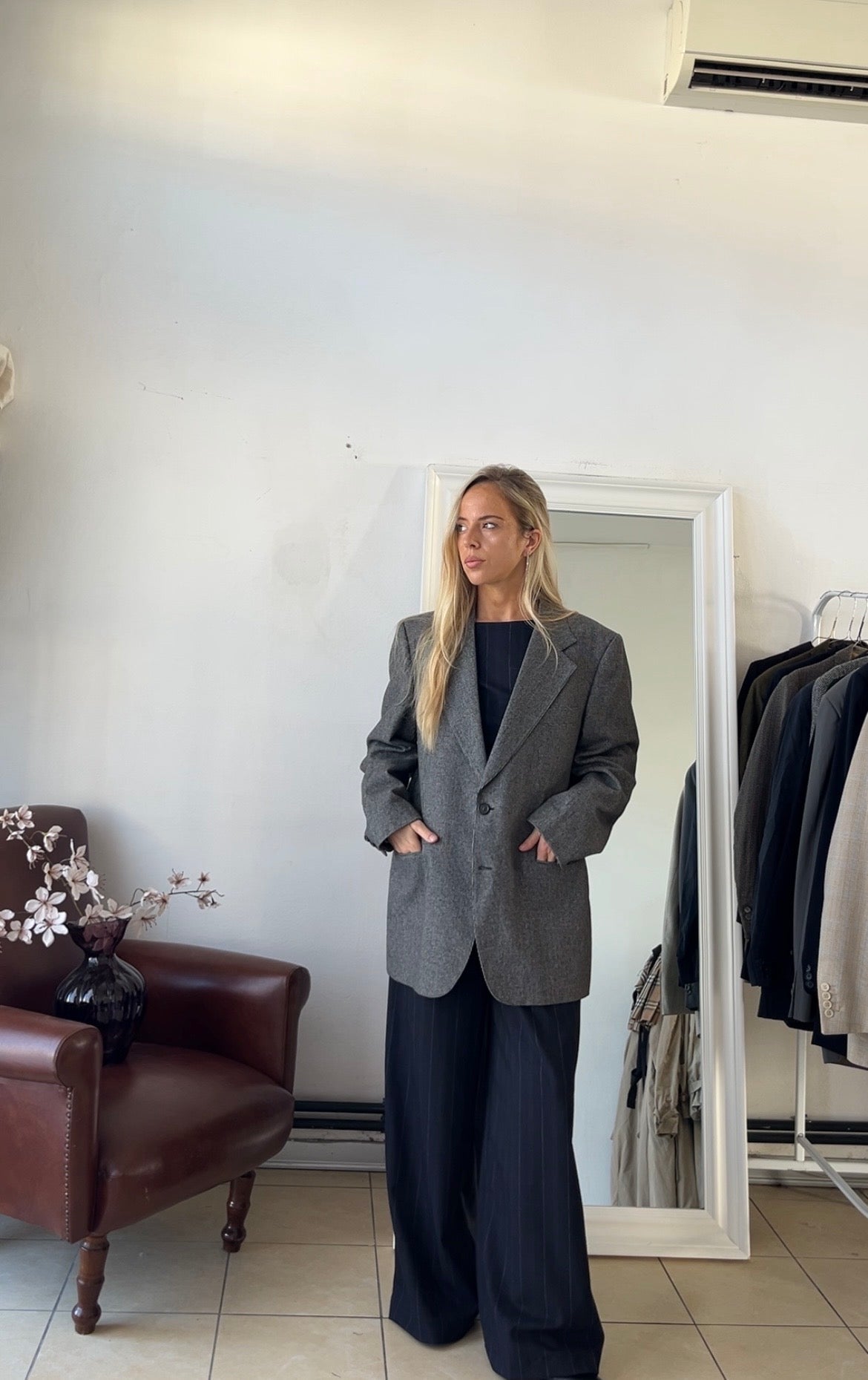 Blazer 100% lana slim