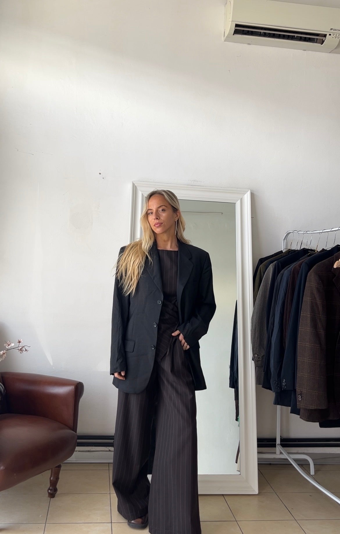 Blazer Cerruti 100% lana oversize