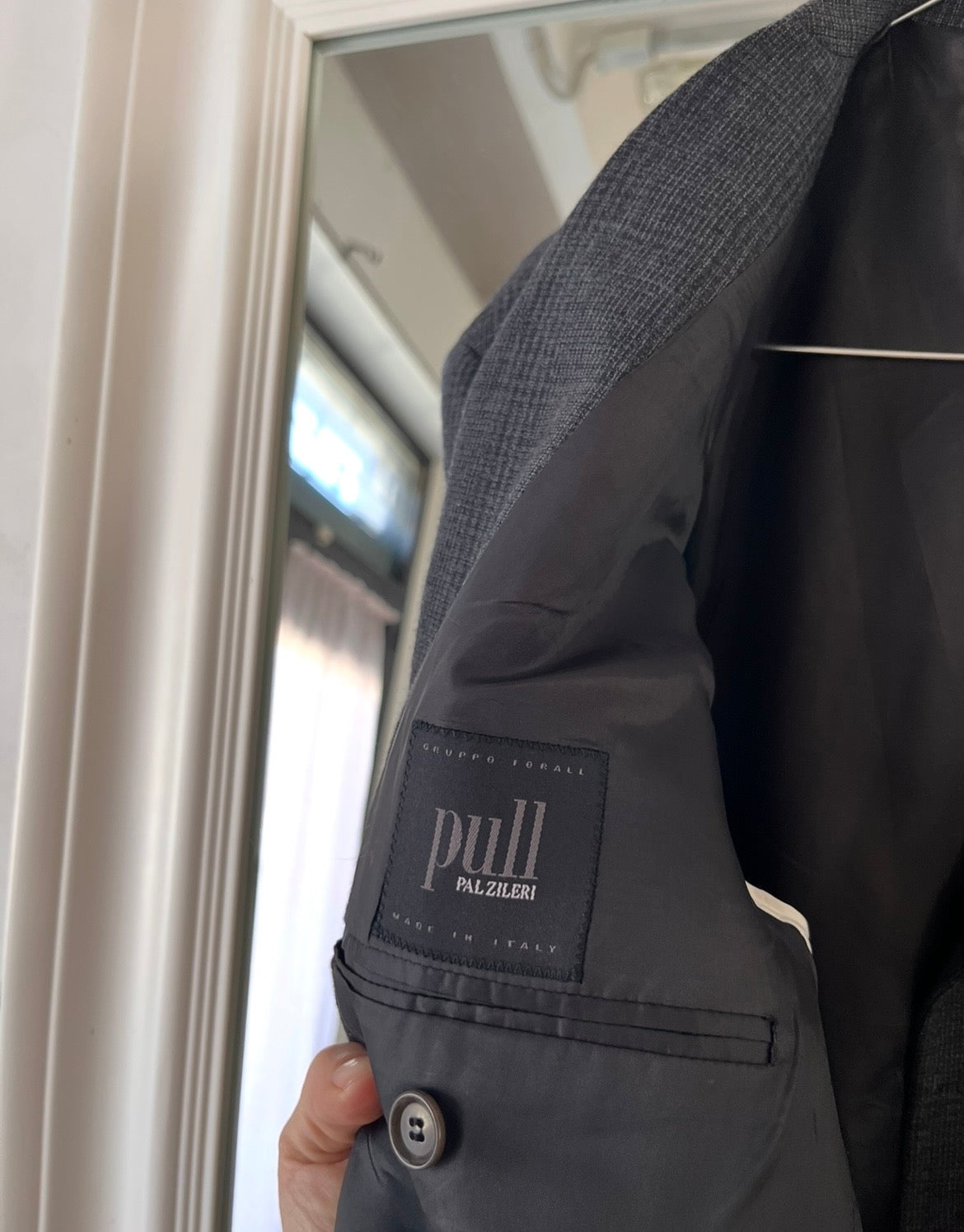 Blazer Pal Zileri grigio 100% lana