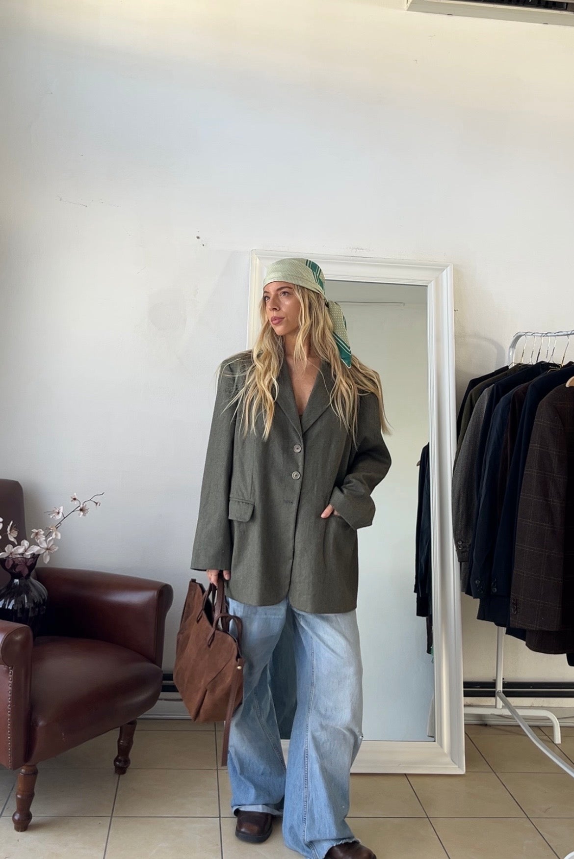 Blazer 100% lana oversize