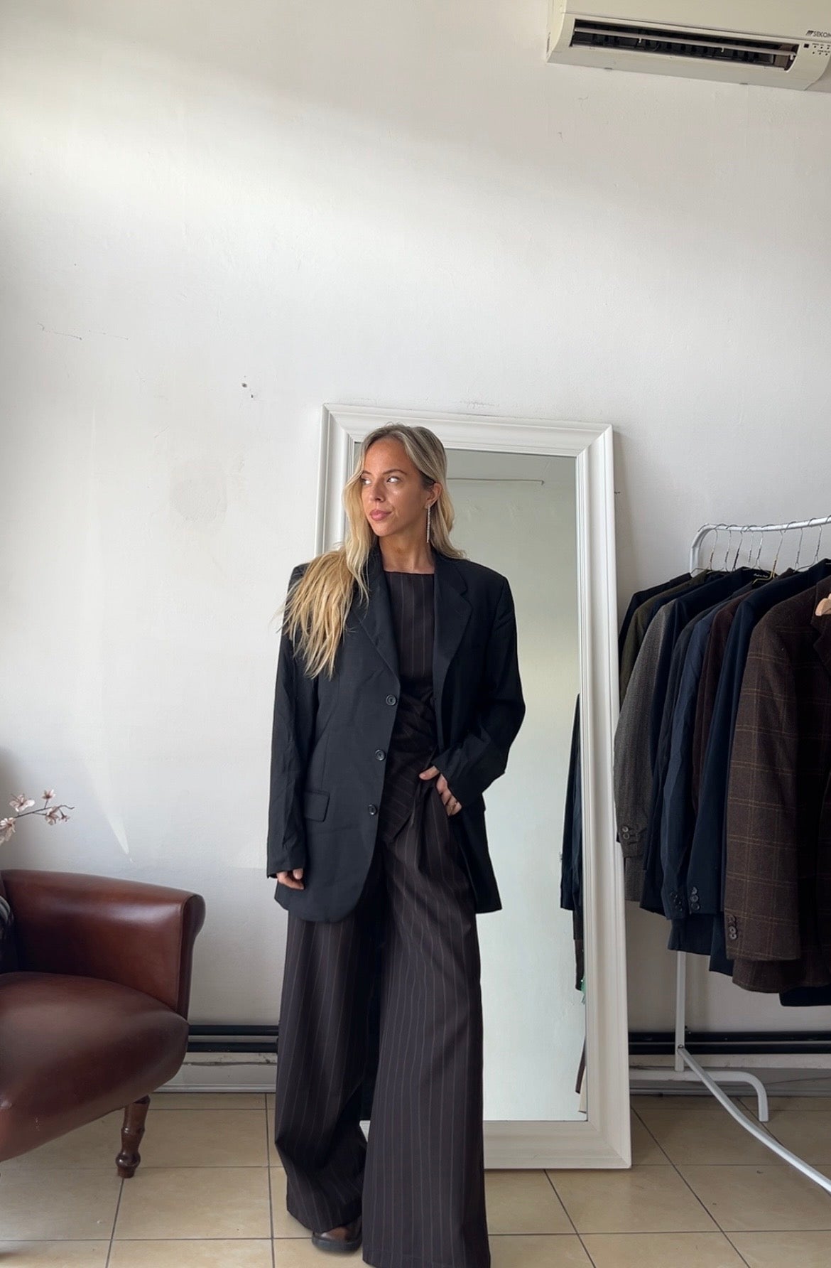 Blazer Cerruti 100% lana oversize