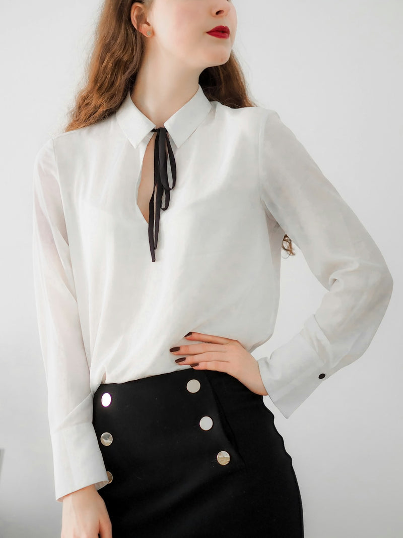 Camicia Oversize Bianca - THREE Vintage